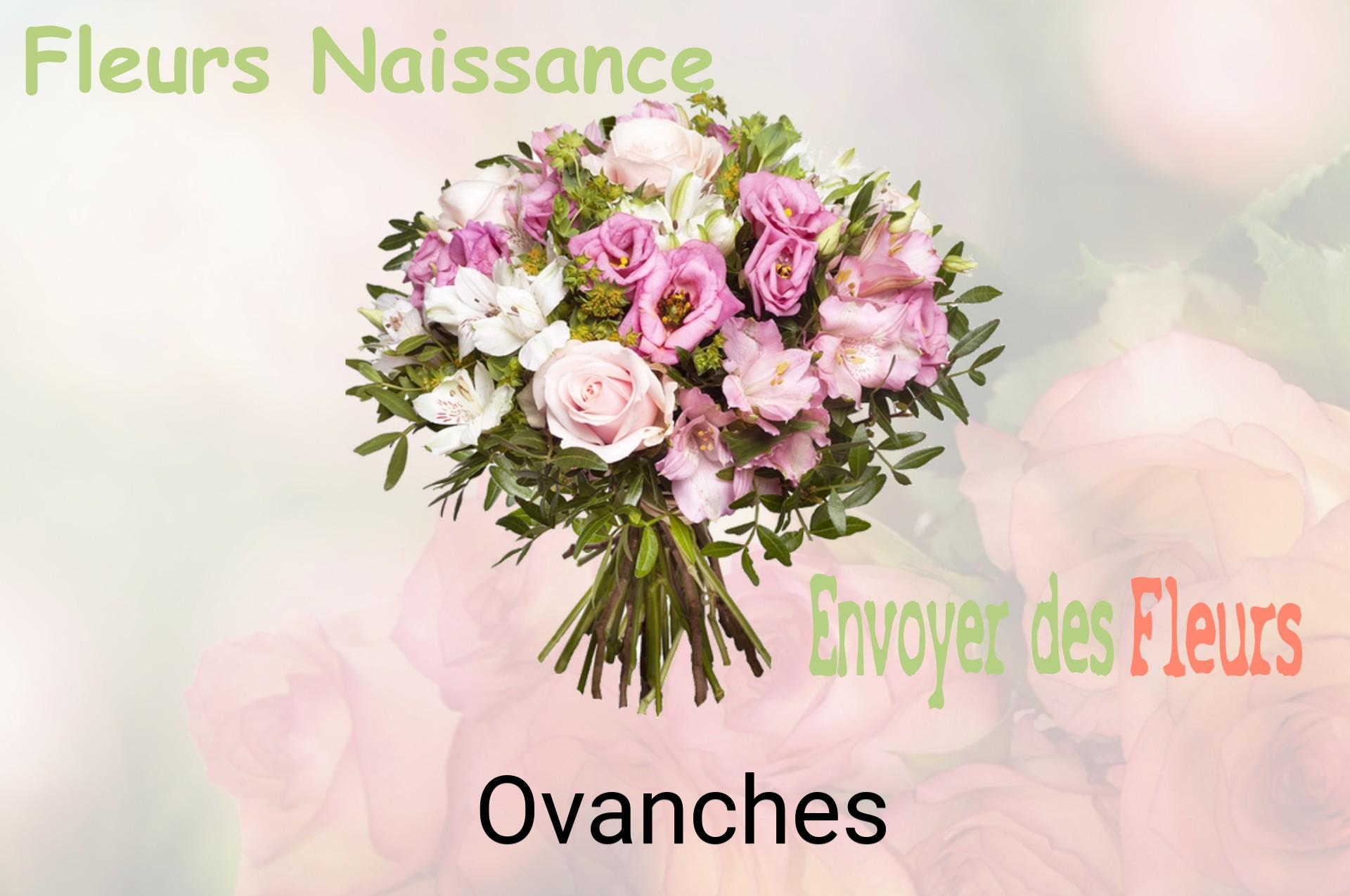 Bouquet de fleurs de naissance livré à Ovanches
